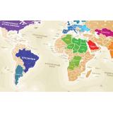 Скретч-карта мира Travel Map «Gold World» (укр)